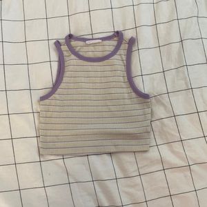 Elodie purple and yellow tank